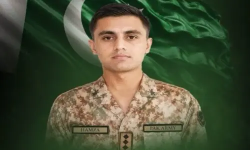Captain martyred, 7 terrorists killed in intelligence-based operation in Hangu: ISPR