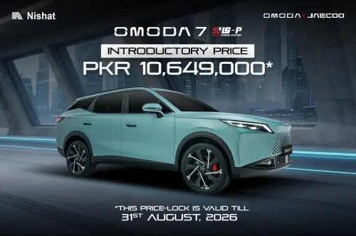 Omoda 7 Price unveiled in Pakistan: Rs10,649,000