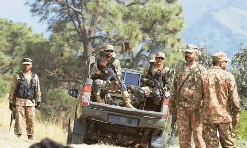 Security forces kill 5 terrorists in intelligence-based operation in Balochistan's Panjgur: state media