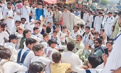 Protest held against death of student in Swat Protest held against death of student in Swat