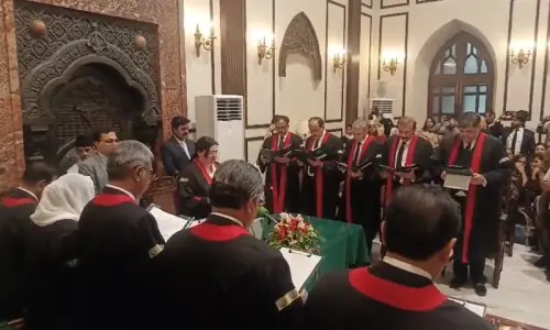 10 additional judges sworn in at LHC after president's go-ahead 10 additional judges sworn in at LHC after president's go-ahead