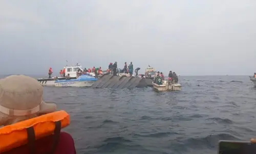 44 drown after ferry overturns in Zimbabwe
