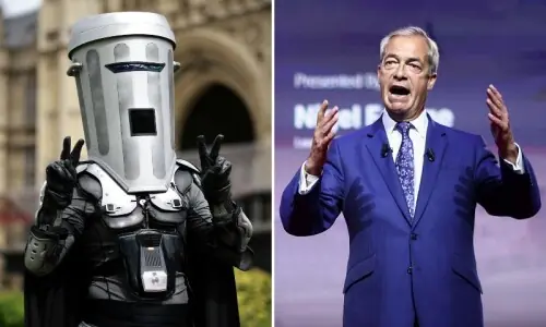 Nigel Farage regains UK parliamentary seat, fights off Count Binface challenge