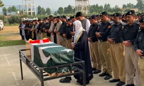 Cop martyred, another injured in terrorist attack on police post in Bajaur
