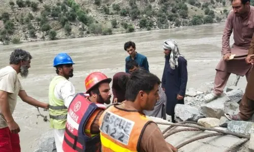 Man, 2 sons among five drowned in Indus Man, 2 sons among five drowned in Indus