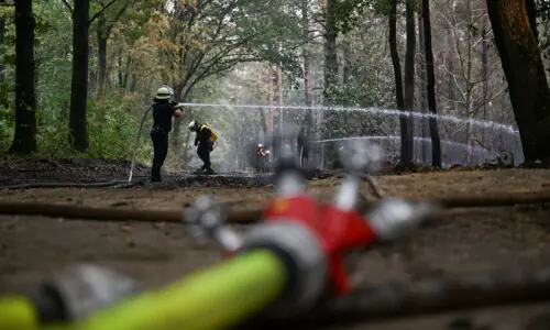 Record wildfires force evacuations in Belgium and Germany