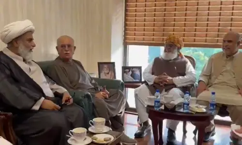 JUI-F chief, opposition leaders agree to form &lsquo;united opposition&rsquo;
