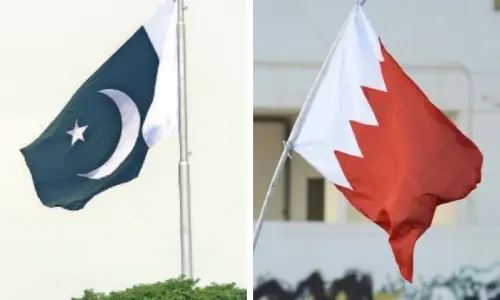 ISI chief meets Bahrain's crown prince, discusses regional and international developments: report ISI chief meets Bahrain's crown prince, discusses regional and international developments: report