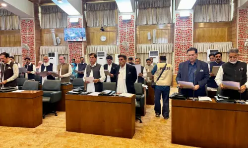 Newly elected members of AJK Legislative Assembly take oath of office