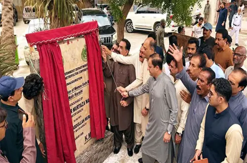 Karachi mayor opens road project in Malir