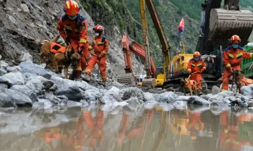 Nepal teams seek hundreds trapped in hydropower tunnels after deadly floods