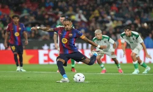 Barcelona hit Racing for seven as Atletico Madrid crush Osasuna Barcelona hit Racing for seven as Atletico Madrid crush Osasuna