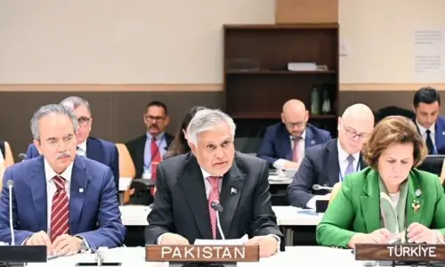 'India cannot set aside int'l obligations when inconvenient': Dar raises IWT issue at OIC meeting 'India cannot set aside int'l obligations when inconvenient': Dar raises IWT issue at OIC meeting