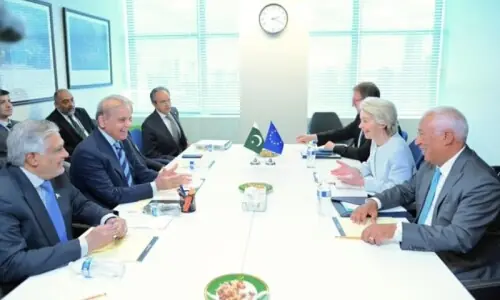 In meeting with top EU officials, PM Shehbaz reiterates commitment to continued engagement under GSP+ In meeting with top EU officials, PM Shehbaz reiterates commitment to continued engagement under GSP+