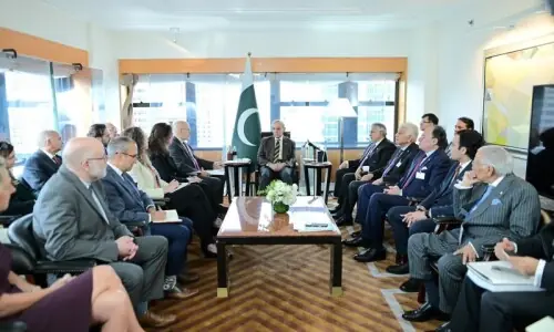 Pakistan's economy stable, moving towards growth, PM Shehbaz tells business delegation Pakistan's economy stable, moving towards growth, PM Shehbaz tells business delegation