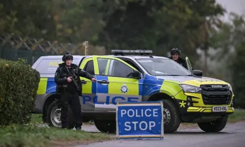 Five arrested over UK airbase incident being released on bail: police Five arrested over UK airbase incident being released on bail: police