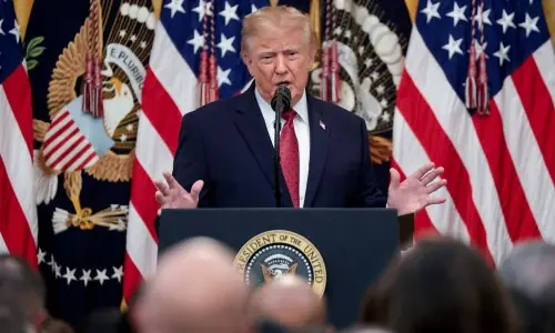 Trump insists US has 'virtually total control' over Hormuz