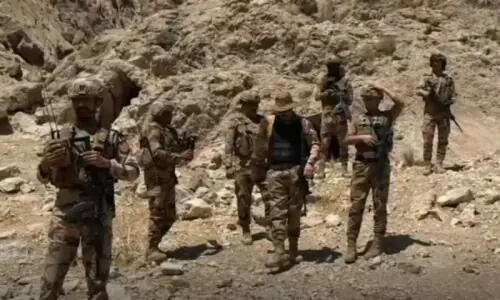 Security forces kill 6 terrorists in IBO in Balochistan's Kacchi: security sources Security forces kill 6 terrorists in IBO in Balochistan's Kacchi: security sources