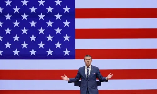 Hegseth says US slashed 20pc of its military leadership cadre Hegseth says US slashed 20pc of its military leadership cadre