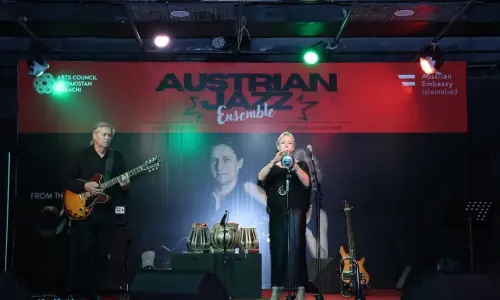 Austrian jazz ensemble performs for jazz lovers, dignitaries at Karachi's Arts Council