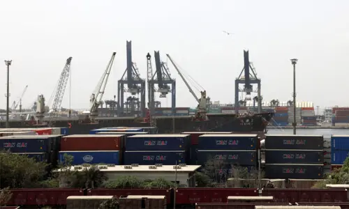 Capital blockade chokes Karachi Port operations Capital blockade chokes Karachi Port operations