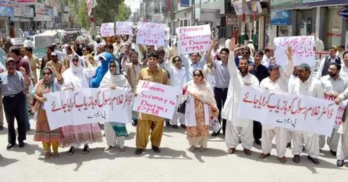 National Party backs protesting doctors in Balochistan