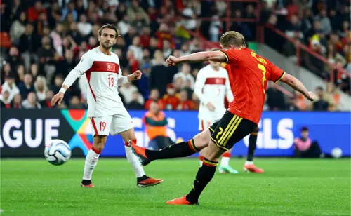 Belgium’s De Bruyne fires double to sink Turkiye Belgium’s De Bruyne fires double to sink Turkiye