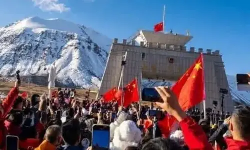 China&rsquo;s National Day celebrated at Khunjerab Top
