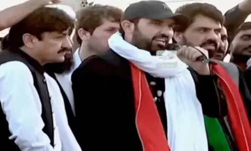 'We are not yes-men': CM Afridi launches PTI long march to Islamabad from Lakki Marwat 'We are not yes-men': CM Afridi launches PTI long march to Islamabad from Lakki Marwat