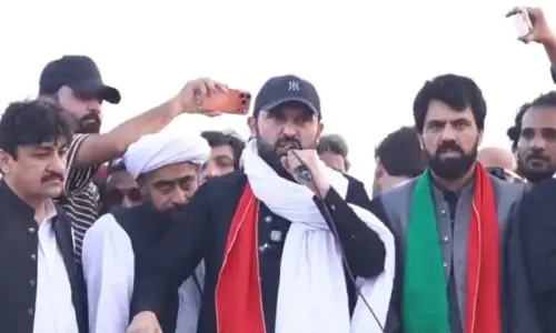 'We are not yes-men': CM Afridi launches PTI long march to Islamabad from Lakki Marwat