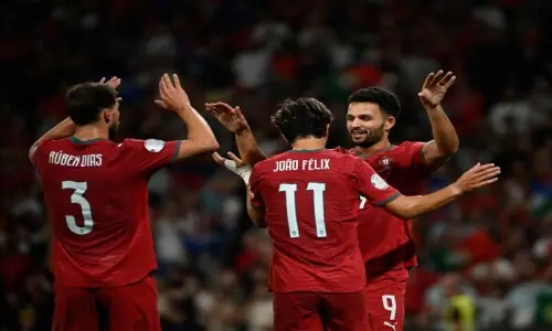 Portugal move into Nations League knockout stage, Germany held