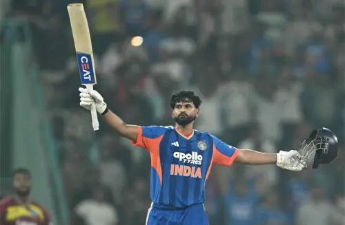 Iyer hits ton as India hammer West Indies in T20 opener