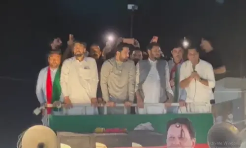 Will not allow military operations, KP CM tells march participants in Khyber; Oct 8 destination changed to Peshawar