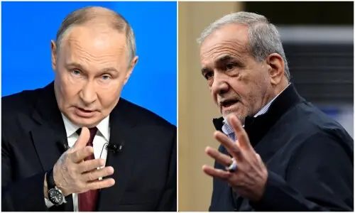 Putin tells Pezeshkian will 'do everything' to help end Middle East conflict