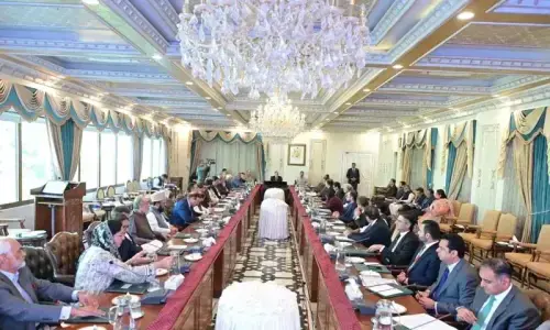 Federal cabinet decides to impose emergency in KP Federal cabinet decides to impose emergency in KP