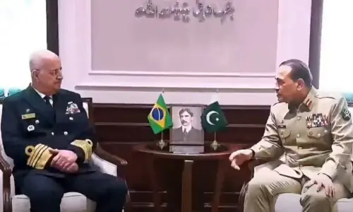 High-level Brazil delegation meets CDF Munir; both sides agree to bolster military collaboration High-level Brazil delegation meets CDF Munir; both sides agree to bolster military collaboration