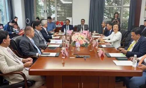 Sindh CM seeks Chinese cooperation on K-IV, Sukkur Barrage rehabilitation
