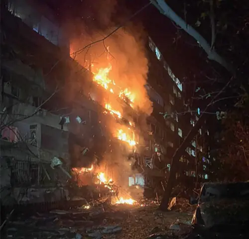 Ukraine accuses US of helping Russia as missiles hit Kyiv