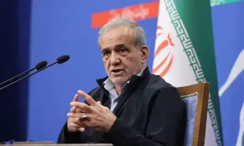 Iran president says conflict in Mideast amounts to 'ecocide'