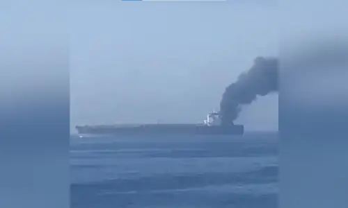 Iran's Guards say tanker exploded after hitting mine in Strait of Hormuz