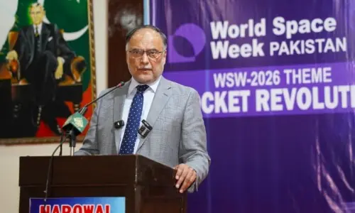 First Pakistani astronaut to undertake space mission from China on Nov 25: Ahsan Iqbal