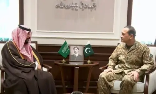 CDF Munir, new Saudi envoy express satisfaction at progress made under Makkah pact: ISPR