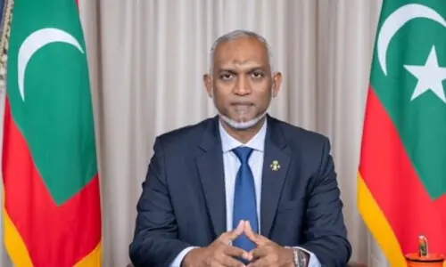 Maldives president arrives in Pakistan for three-day visit