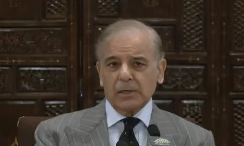PM Shehbaz addresses provincial apex committee meeting in Peshawar