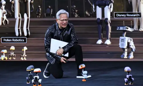 Nvidia boss criticises 'cheap' AI doomsday warnings Nvidia boss criticises 'cheap' AI doomsday warnings