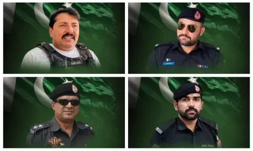 4 cops including DSP martyred, 2 terrorists killed during exchange of fire in KP's Karak: police