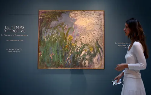 Claude Monet's 'Iris' becomes most expensive artwork sold at auction in France