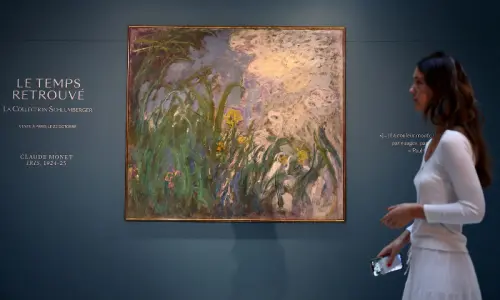 Claude Monet's 'Iris' becomes most expensive artwork sold at auction in France