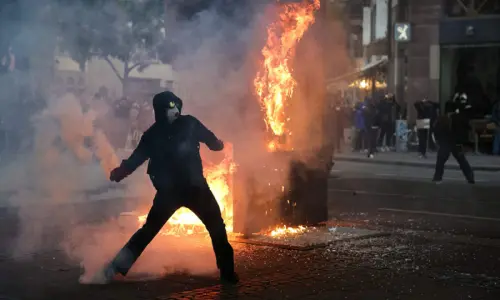 Demonstrators teargassed as thousands protest in France