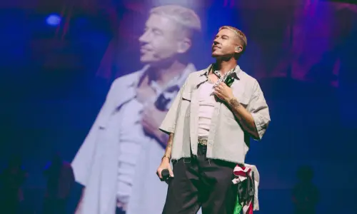 'We will continue to fight': Macklemore performs at sold-out Free Palestine tour show in Dublin